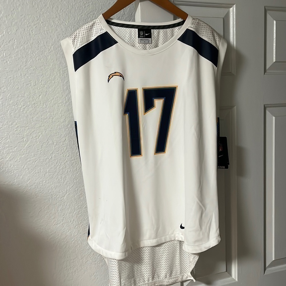 Philip Rivers Chargers Jersey Womens Size XL White Brand new with tags